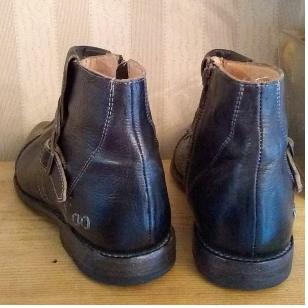 Bed Stu Dark Leather Ankle Booties - Picture 9 of 16
